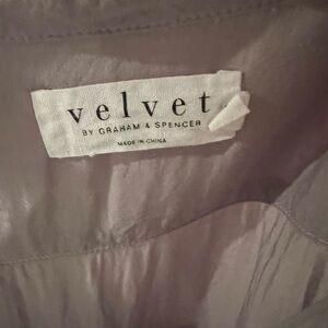 Velvet blouse size smalll